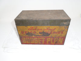 Vintage Delco Batteries Budget Plan Box | Ozzy's Antiques, Collectibles & More