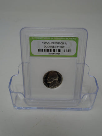 1975-S Jefferson Nickel DCAM Gem Proof | Ozzy's Antiques, Collectibles & More