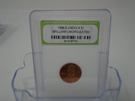 1998-D  Lincoln 1 Cent Brilliant Uncirculated | Ozzy's Antiques, Collectibles & More