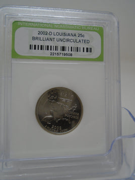 2002-D Louisiana 25c Brilliant Uncirculated | Ozzy's Antiques, Collectibles & More