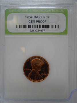 1964 Lincoln 1c DCAM Gem Proof | Ozzy's Antiques, Collectibles & More