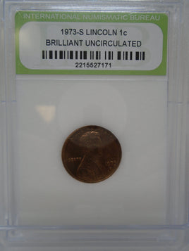 1973-S Lincoln 1c Brilliant Uncirculated | Ozzy's Antiques, Collectibles & More