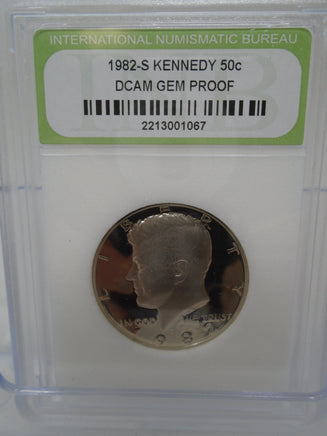 1982-S Kennedy 50c DCAM Gem Proof | Ozzy's Antiques, Collectibles & More