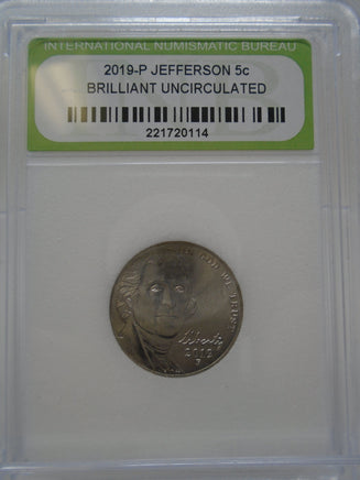 2019-P Jefferson 5c Brilliant Uncirculated | Ozzy's Antiques, Collectibles & More