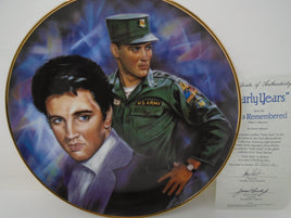 Elvis Early Years Collector Plate #4701A /3rd In The Elvis Remembered | Ozzy's Antiques, Collectibles & More