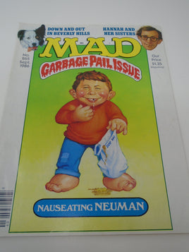 Vintage MAD Magazine #265 Sept 86