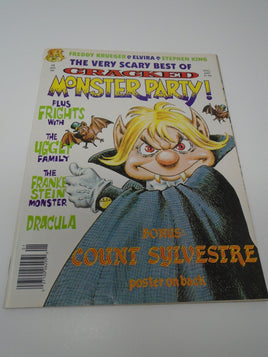 Vintage Cracked Magazine #8 Cracked Monster Party Jan 90 | Ozzy's Antiques, Collectibles & More