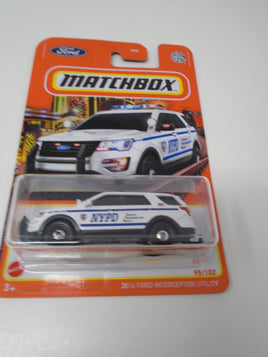 Matchbox 2016 Ford Interceptor Utlility 95/102 | Ozzy's Antiques, Collectibles & More