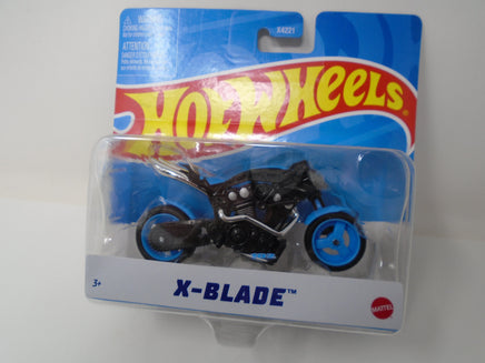 Hot Wheels Street Motorcycle -X Blade (Blue)X4221 | Ozzy's Antiques, Collectibles & More