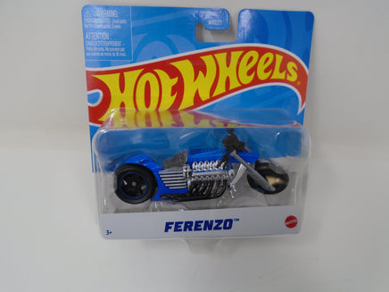 Hot Wheels Street Motorcycle -Ferenzo (Blue) | Ozzy's Antiques, Collectibles & More