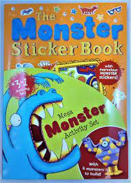 Mega Monster Activity Set, Doodle, Sticker and Build By Tiger Tales | Ozzy's Antiques, Collectibles & More