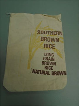 Vintage Southern Brown Rice Bag | Ozzy's Antiques, Collectibles & More