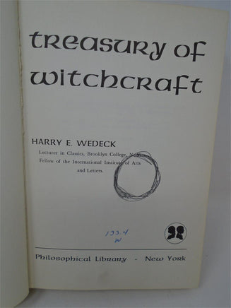 Vintage 1961 Treasury of Witchcraft By Wedeck | Ozzy's Antiques, Collectibles & More