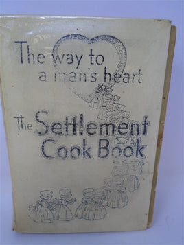 Vintage 1943 Way To A Man's Heart The Settlement Cookbook | Ozzy's Antiques, Collectibles & More