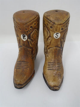 Vintage Cowboy Boots Salt and Pepper Shakers | Ozzy's Antiques, Collectibles & More