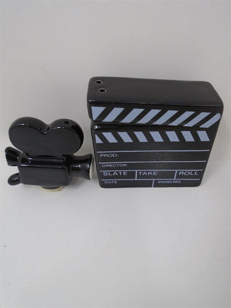 Vintage Movie Camera & Camera Take Board  Salt and Pepper Shakers | Ozzy's Antiques, Collectibles & More