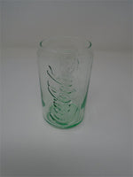 Coca-Cola Glasses Can Shaped Green Tint 12oz Cups Tumblers Coke Embossed | Ozzy's Antiques, Collectibles & More