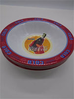 Vintage Drink Coca Cola - Delicious And Refreshing - 4 Plastic Bowls by Gibson | Ozzy's Antiques, Collectibles & More
