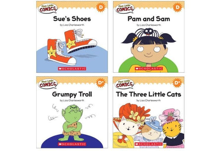 First Little Comics Parent Pack: Levels C & D: 20 Funny Books | Ozzy's Antiques, Collectibles & More