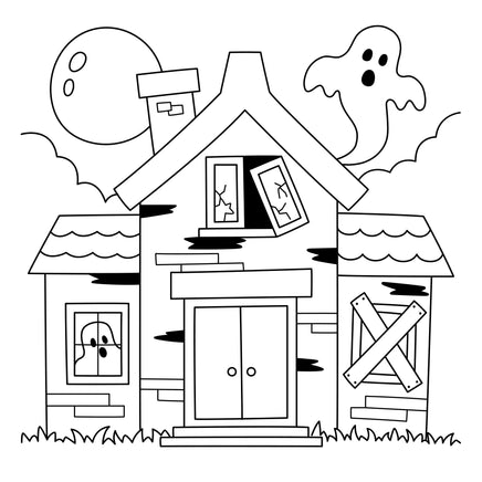 Kids Coloring Halloween Pages | Ozzy's Antiques, Collectibles & More