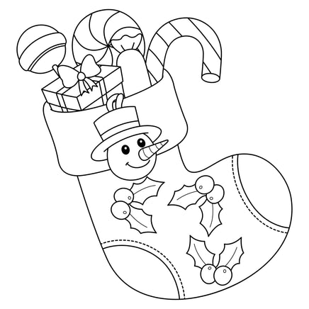 Kids Christmas Coloring Pages | Ozzy's Antiques, Collectibles & More