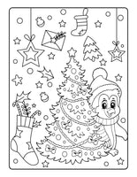 Kids Christmas Coloring Pages | Ozzy's Antiques, Collectibles & More